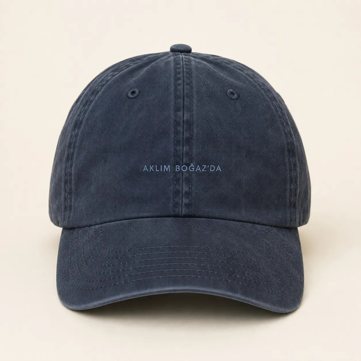 Navy Aklım Boğaz’da embroidered cap