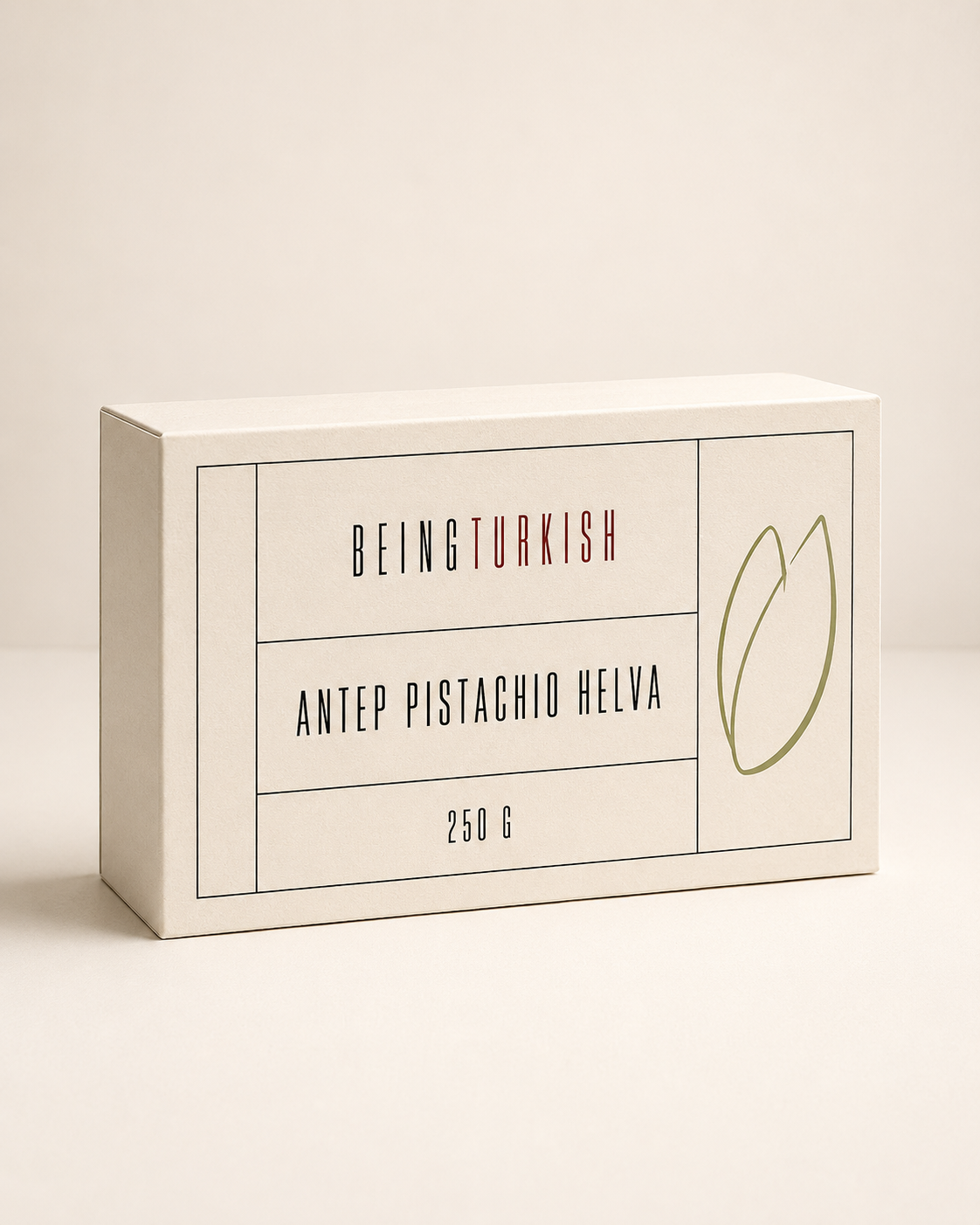 BEINGTURKISH Antep Pistachio Helva 250g box