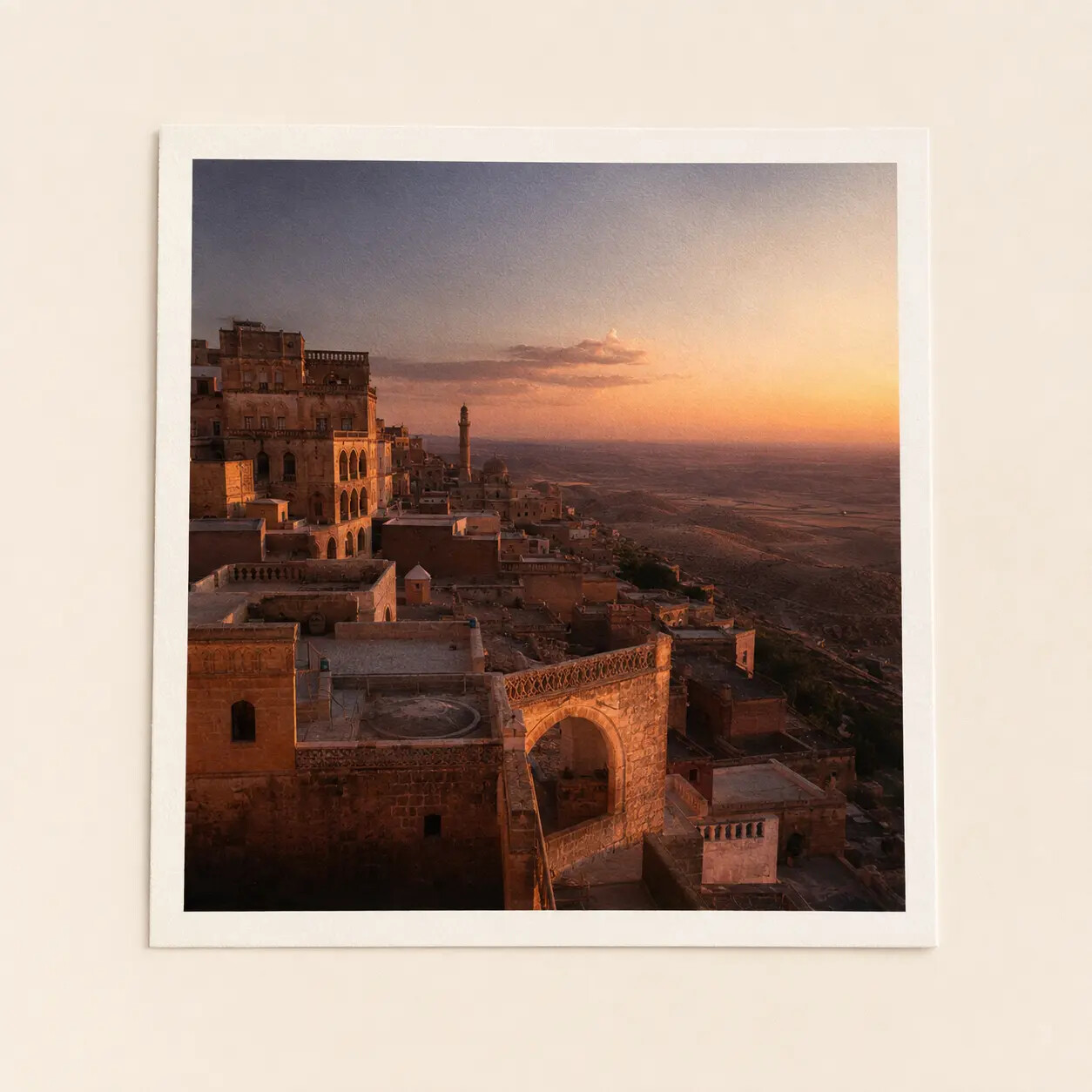 Mardin at Dusk archival art print